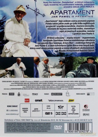 Apartament. Jan Paweł II Prywatnie [DVD]