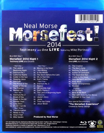 Neal Morse: Morsefest 2014 [Blu-Ray]