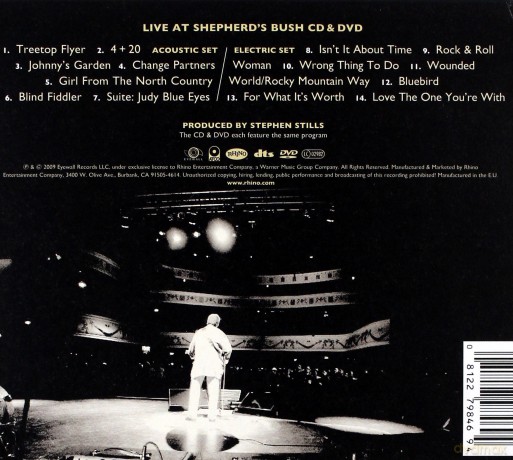 Stephen Stills: Live At Shepherd\'s Bush [CD]+[DVD]