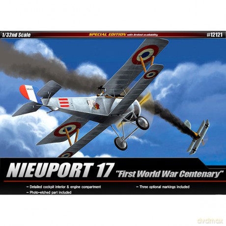 ACADEMY Nieuport 17 WWI 100th Anniversary [MODELARSTWO]