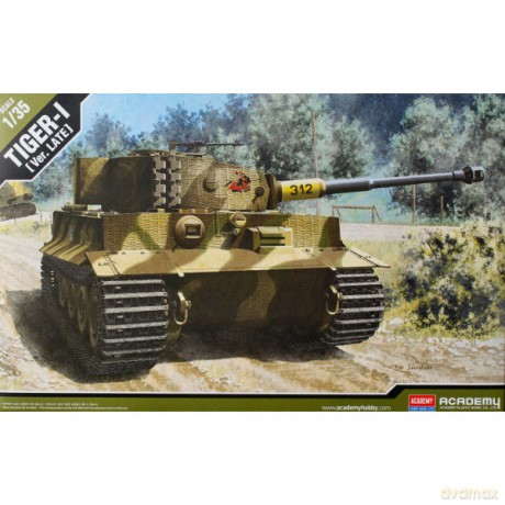ACADEMY Tiger I Late version [MODELARSTWO]