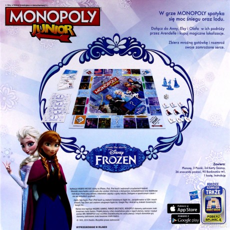 HASBRO Monopoly Junior Frozen edition [GRA]