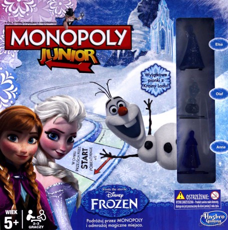 HASBRO Monopoly Junior Frozen edition [GRA]