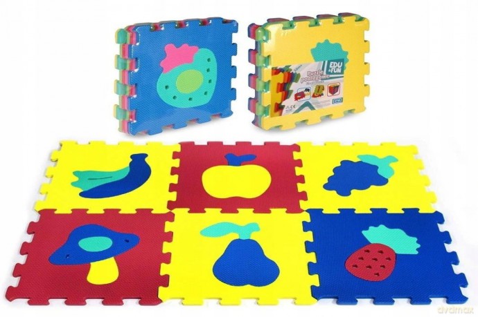 ARTYK 6 el. Puzzle piankowe Owoce [PUZZLE]