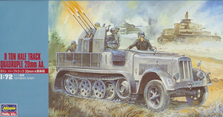 HASEGAWA 8t on Half Track Sd.Kfz 7 [MODELARSTWO]