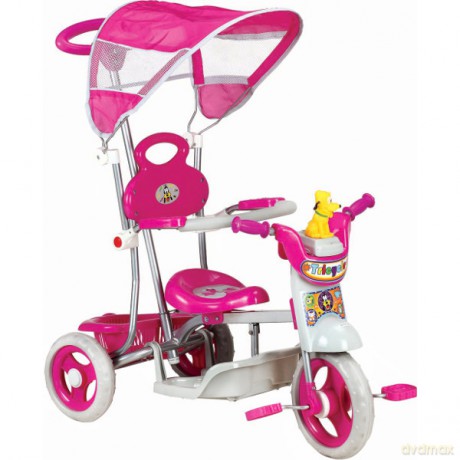 ARTYK Rowerek trójkołowy różowy 3 szt.