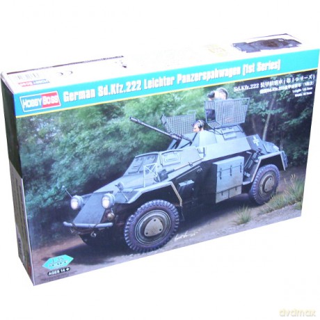 HOBBY BOSS German sdkfz.222 leichter pan [MODELARSTWO]