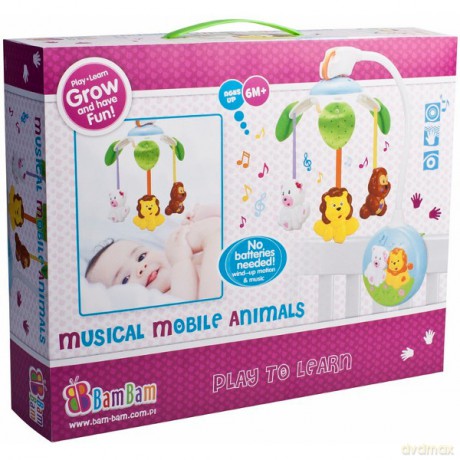 BAMBAM Muzyczna karuzelka zwierzaki