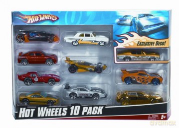 HOT WHEELS Dziesięciopak