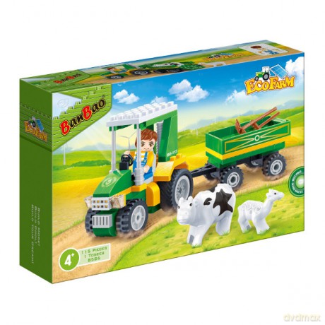 BANBAO Eko Farm Traktor 115 el. [KLOCKI]