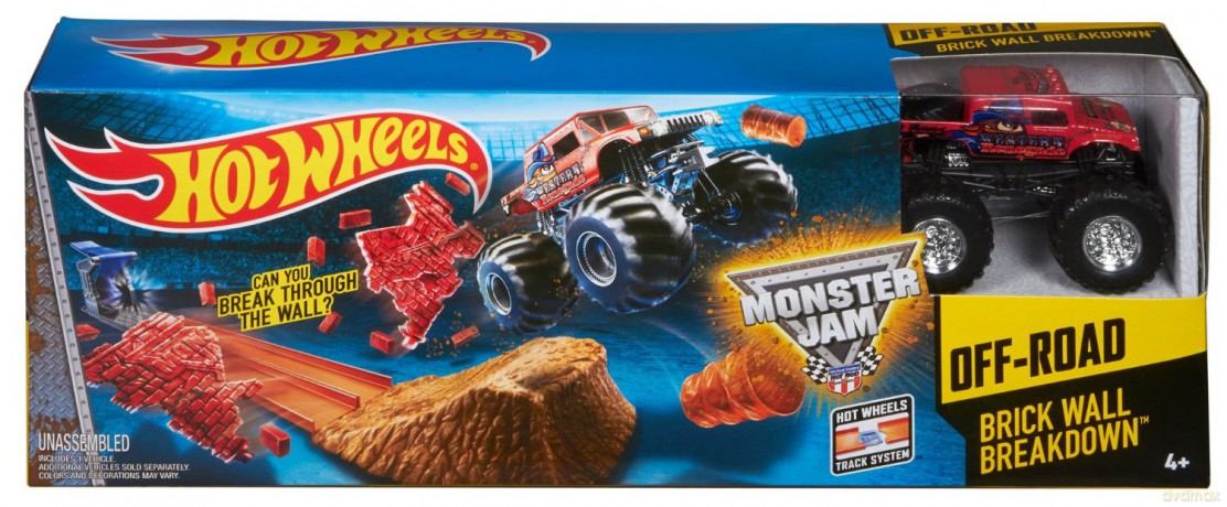 HOT WHEELS Zestaw Mur w gruzach
