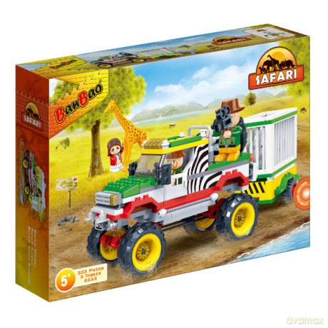 BANBAO Safari Bezkrwawe łowy 335 el. [KLOCKI]