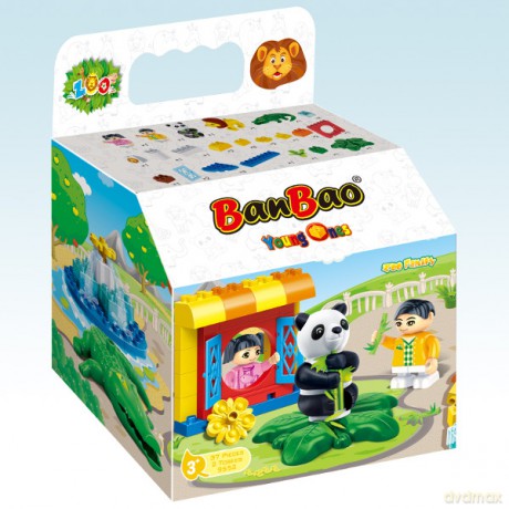 BANBAO Young Ones Mini zoo 37 el. [KLOCKI]