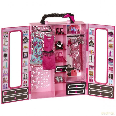 BARBIE Garderoba walizeczka