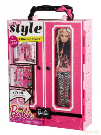 BARBIE Garderoba walizeczka