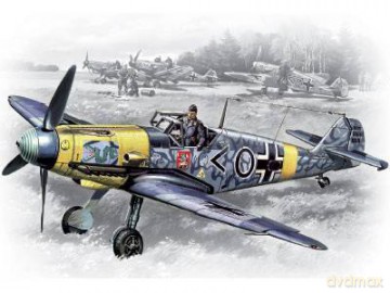 ICM Bf 109F2 WWII German Fighter [MODELARSTWO]