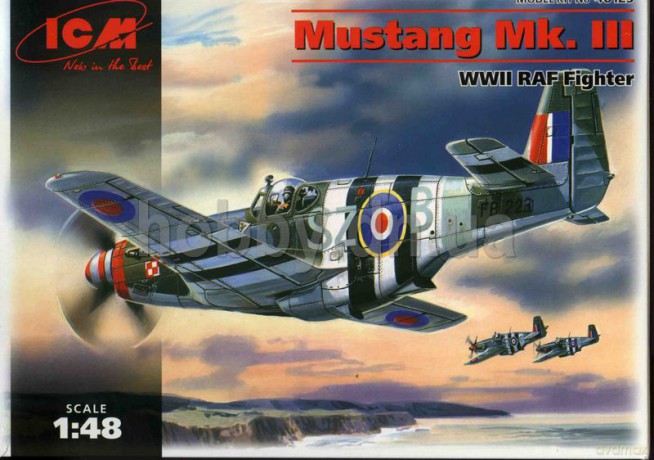 ICM Mustang MK III WWII RAF Fighter [MODELARSTWO]