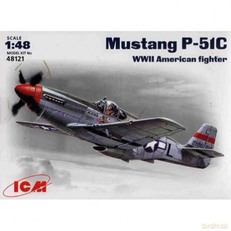ICM Mustang P51C WWII American Fighter [MODELARSTWO]