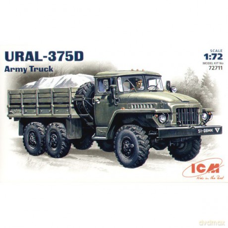 ICM URAL URAL375D Army Truck [MODELARSTWO]