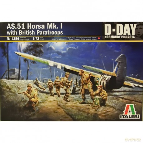 ITALERI AS51 Horsa Mk.I w British [MODELARSTWO]