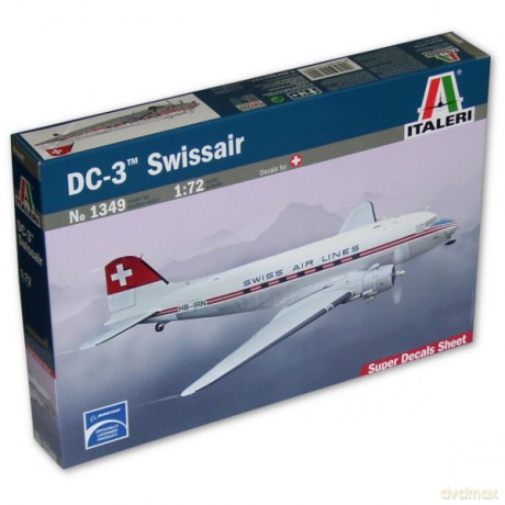 ITALERI DC3 Swissair [MODELARSTWO]
