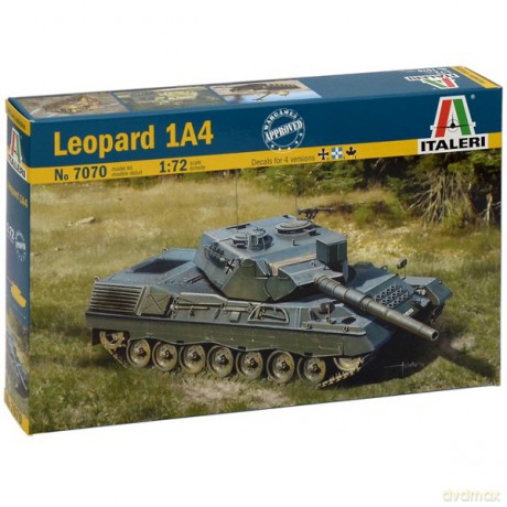 ITALERI Leopard 1A4 [MODELARSTWO]