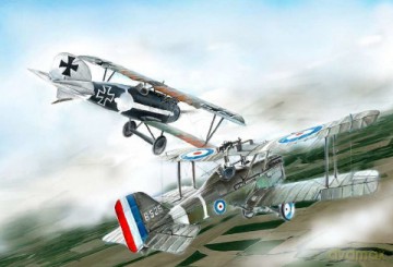 ITALERI S.E.5a and Albatros D III [MODELARSTWO]