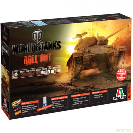 ITALERI World of Tanks M24 Chaffee [MODELARSTWO]