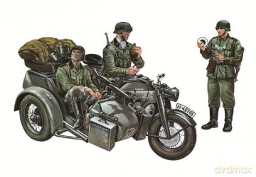 ITALERI Zundapp KS750 with Sidecar [MODELARSTWO]