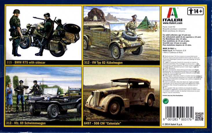 ITALERI Zundapp KS750 with Sidecar [MODELARSTWO]