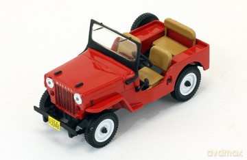 IXO Willys Jeep CJ3B 1953 (red) [MODELARSTWO]