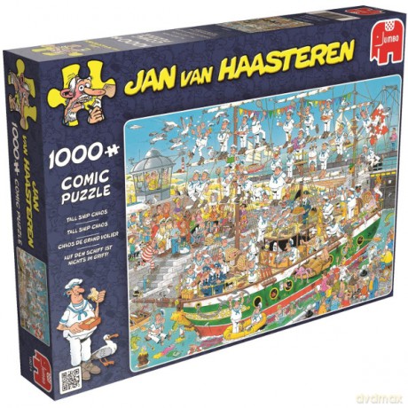 JUMBO 1000 el. Chaos na łodzi [PUZZLE]