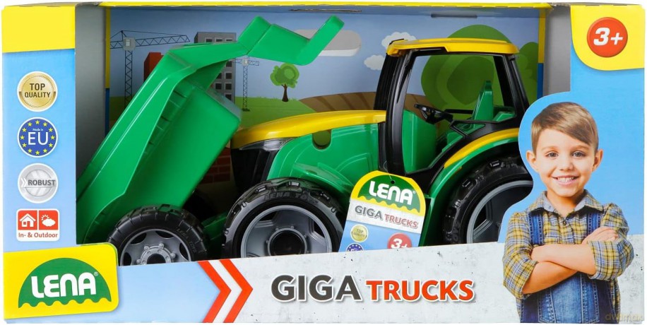 LENA Ciągnik z przyczepką 62 cm