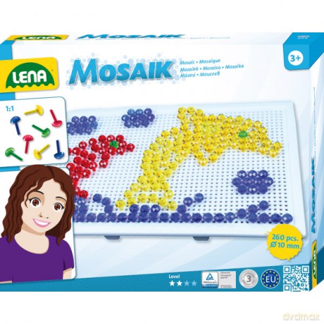 LENA Mozaika Delfin 260 el. 10 mm