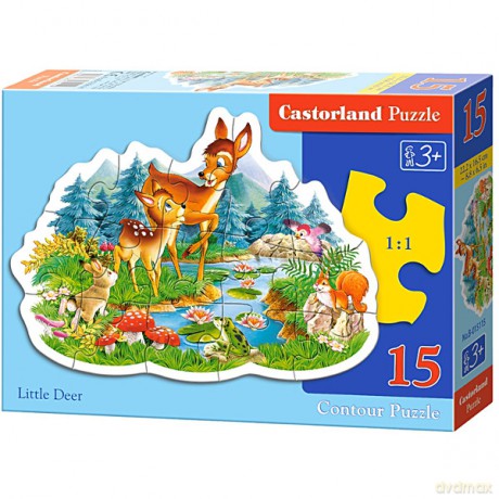 CASTOR 15 el. Mały jeleń [PUZZLE]