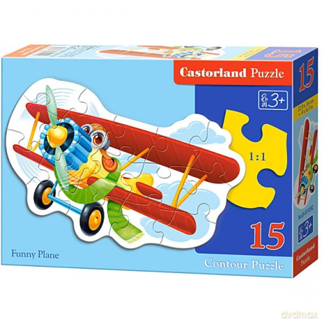 CASTOR 15 el. Wesoły samolocik [PUZZLE]