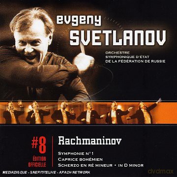 Evgeny Svetlanov: Rachmaninov: Symphonie No.1/Caprice Bo [CD]