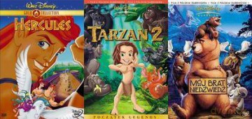 Kolekcja Disneya dla chłopców: Herkules, Mój brat niedźwiedź, Tarzan 2 [3DVD]