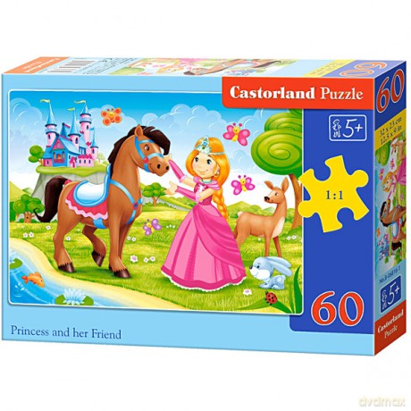 CASTOR 60 el. Księżniczka [PUZZLE]