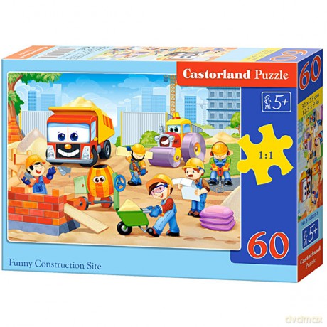 CASTOR 60 el. Wesoła budowa [PUZZLE]
