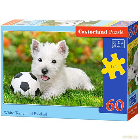 CASTRO 60 el. Biały Terrier [PUZZLE]