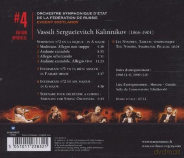 Evgeny Svetlanov: Kali: Symphonie Nr.2/Intermezzi [CD]