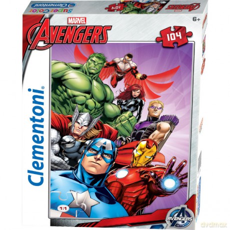 CLEMENTONI 104 el. Avengers [PUZZLE]