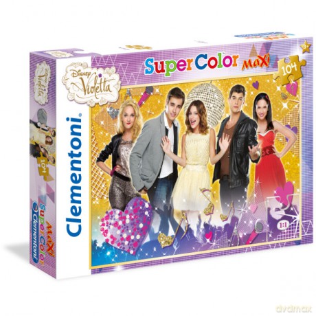 CLEMENTONI 104 el. MAXI Violetta [PUZZLE]