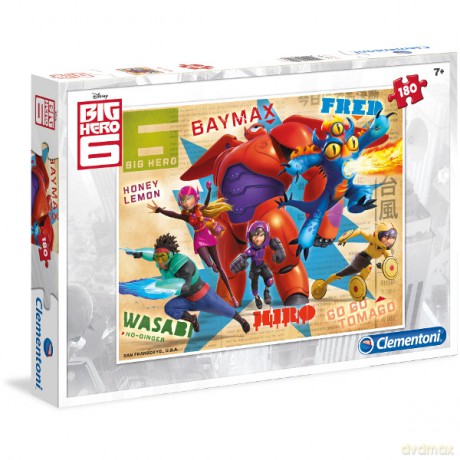 CLEMENTONI 180 el. Big Hero 6 [PUZZLE]