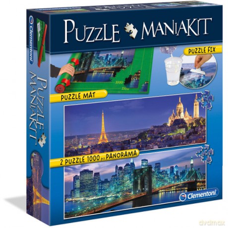 CLEMENTONI 2x1000 el. ManiaKit [PUZZLE]