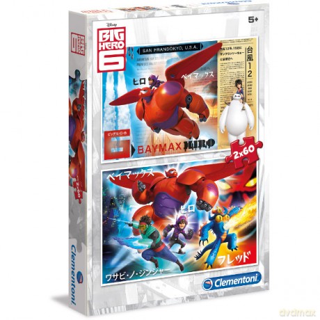CLEMENTONI 2x60 el. Big Hero 6 [PUZZLE]