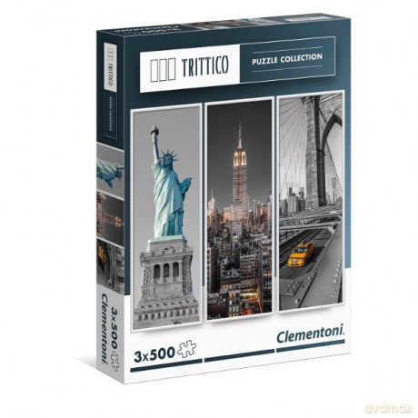 CLEMENTONI 3x500 el. Trittico New York[ PUZZLE]
