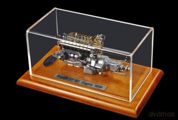CMC Bugatti 57 SC Engine with Showcase [MODELARSTWO]