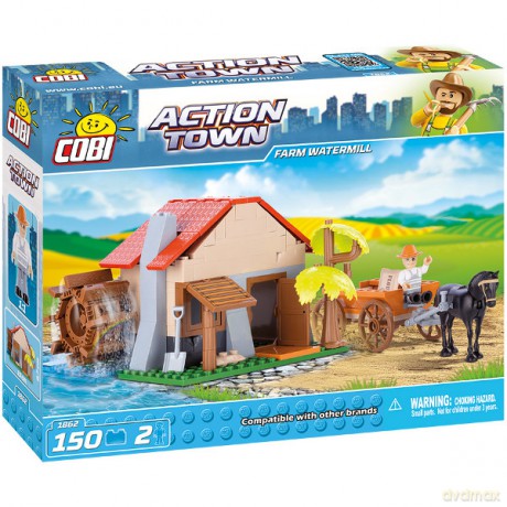 COBI Action Town Farm watermill [KLOCKI]
